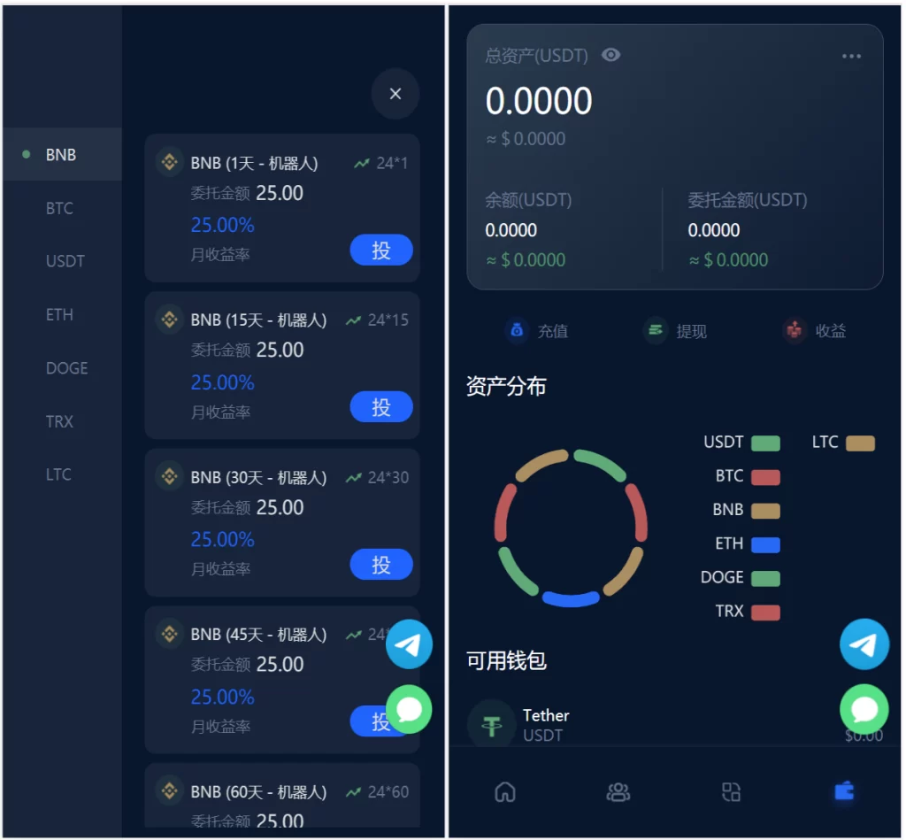 图片[2]-BTC虚拟币投资理财系统源码|定期存币收益理财|加密货币质押机器人量化交易-楼兰源码_免费源码分享网