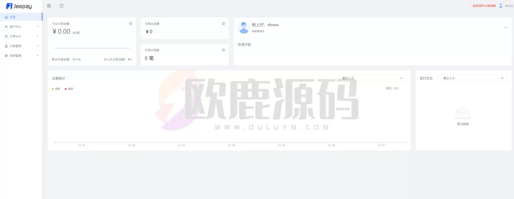 图片[3]-jeepay计全三方java支付系统/前后端完整源码/支持分账模式/带完整教程-楼兰源码_免费源码分享网